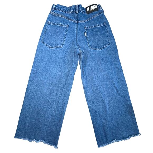 Minga London Butterfly Patch Denim Skater Jeans Women's Size 4/28" NWOT - Picture 2 of 5